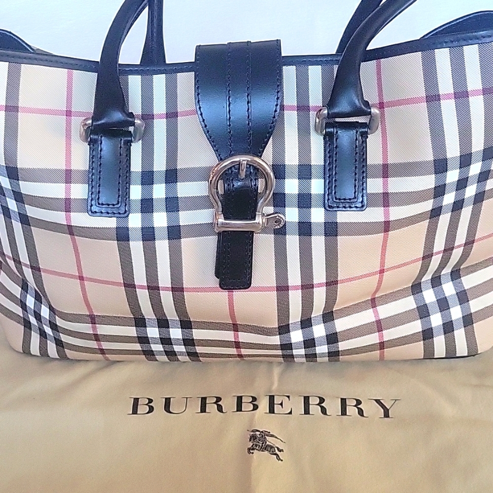 Burberry Supernova Check Large Tote - Picture 2 of 6